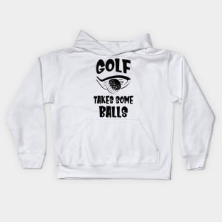 Funny Saying Golf Golfer Kids Hoodie